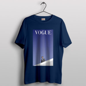 Office Michael Scott Vogue Navy T-Shirt TV Series