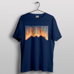 Play Doom 95 Story Navy T-Shirt Game