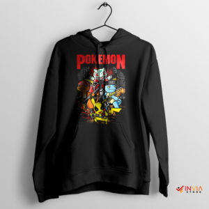 Pokemon New Heavy Metal Hoodie Squirtle Friends