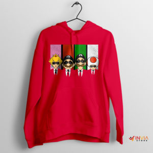 Reservoir Dogs Cast Mario Bros Red Hoodie Game Tarantino