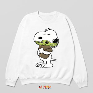 Snoopy Have Baby Yoda Toys Sweatshirt Funny Mandalorian
