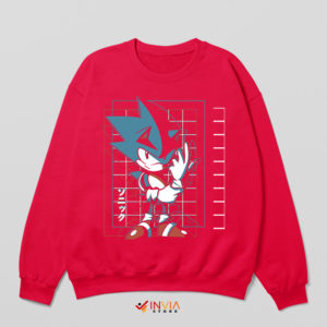 Sonic Hedgehog 2 Japanese Red Sweatshirt Merch Movie