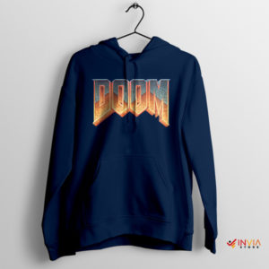 The Doom Doomguy Navy Hoodie Game Player