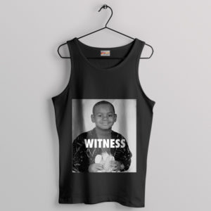 Witness LeBron James Young Facr Black Tank Top NBA Legend