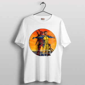 Wolverine Deadpool 3 Scene Titanic White T-Shirt Movie Meme