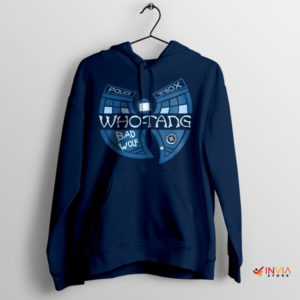 13th Doctor Tardis Wu Tang Clan Navy Hoodie