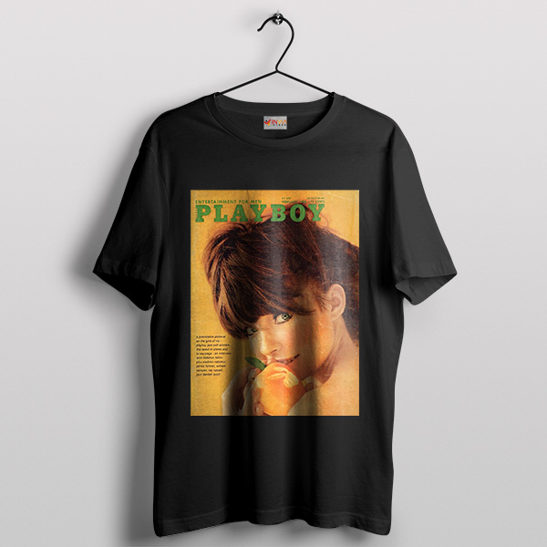 1966 Melinda Windsor Playboy Black T-Shirt Vintage Cover