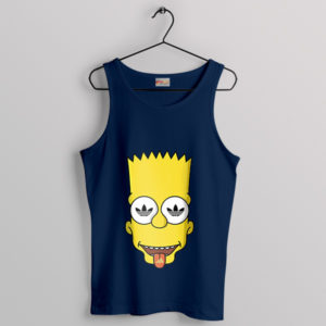 Bart's Adidas Style Springfield Adventure Navy Tank Top