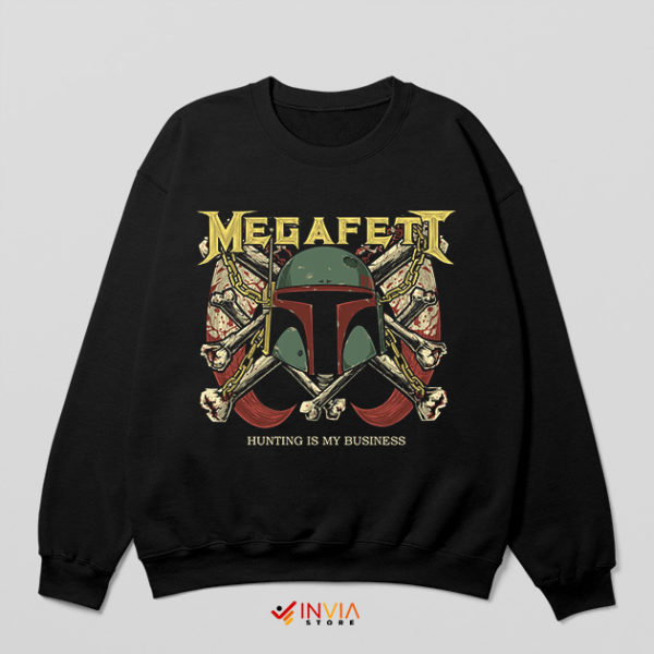 Boba Fett Gun Megadeth Merch Sweatshirt