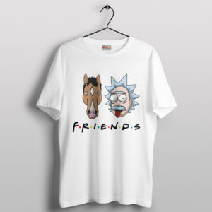 Bojack And Rick Sanchez Portal White T-Shirt