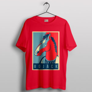 Bojack Horseman Merch Season 6 red T-Shirt