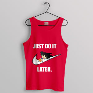 Child Goku Dragon Ball Nike Red Tank Top