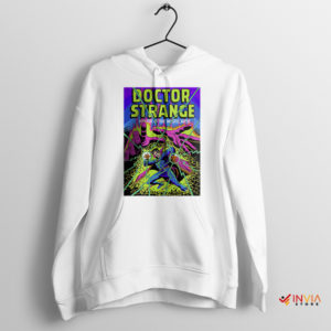 Cover Art Comic Doctor Strange White Hoodie