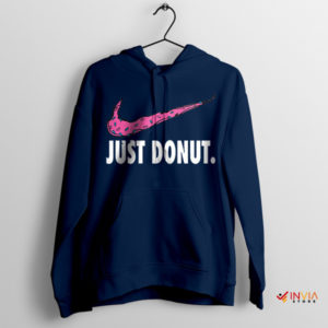 Donut Chocolate Meme Nike Suit Navy Hoodie