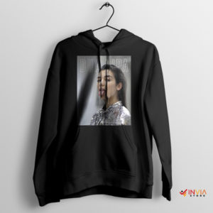 Dua Lipa Tongue Music Black Hoodie