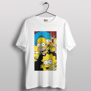 Family Simpsons Predictions White T-Shirt