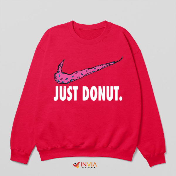 Funny Nike Air Cake Donut Red Sweatshirt