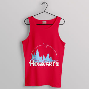 Game Hogwarts legacy Disney Castle Red Tank Top