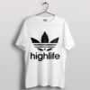 Highlife Adidas Weed logo Graphic T-Shirt
