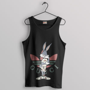 King Bugs Bunny Meme Adidas Black Tank Top