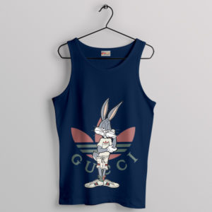 King Bugs Bunny Meme Adidas Navy Tank Top