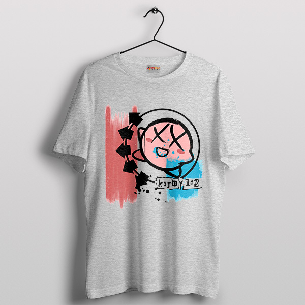 Kirby Series Meme Blink-182 SPort Grey T-Shirt Game