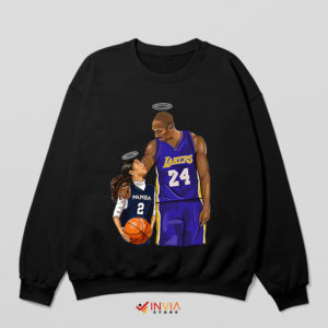 Last Game Kobe And Gigi Bryant NBA Black Sweatshirt