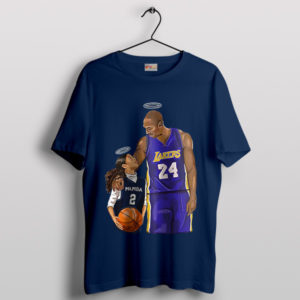 Legend Kobe Bryant and Gigi Bryant NBA Navy T-ShirtLegend Kobe Bryant and Gigi Bryant NBA Navy T-Shirt