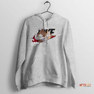 Luffy One Piece 1057 Nike SPort Grey Hoodie Netflix TV Series