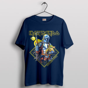 Mando costume Iron Maiden Tour Navy T-Shirt