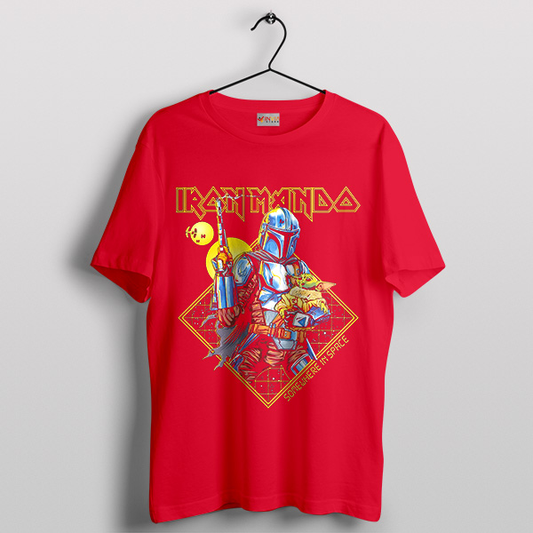 Mando costume Iron Maiden Tour Red T-Shirt