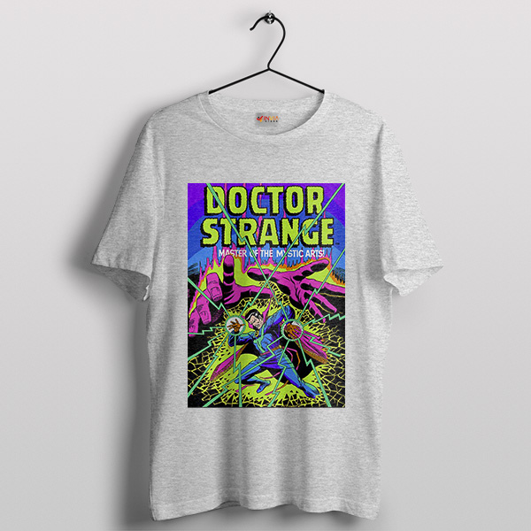 Vintage Comic Doctor Strange Powers Sport Grey T-Shirt