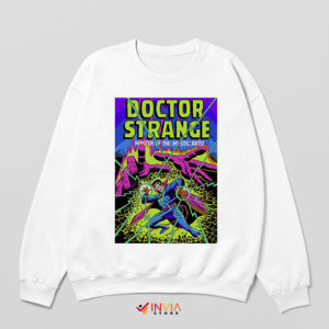 Marvel Comics News Doctor Strange White Sweatshirt