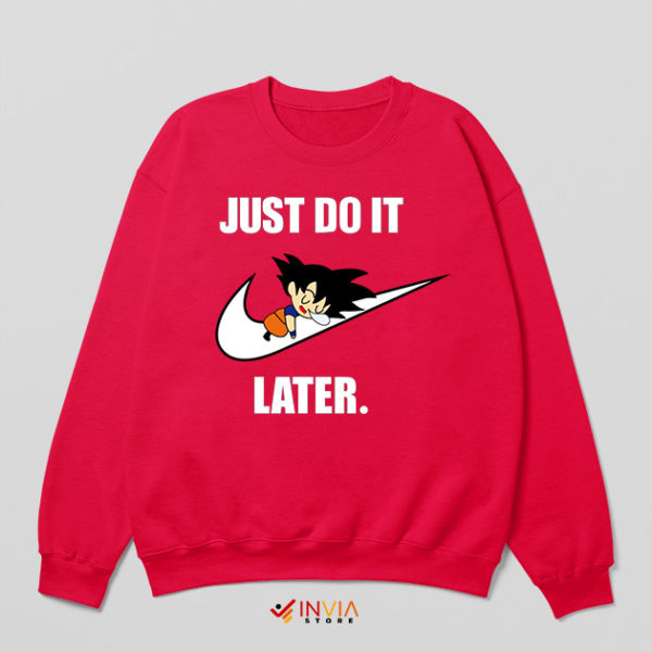 Mastered Ultra Instinct Goku Nike Red Sweatshirt