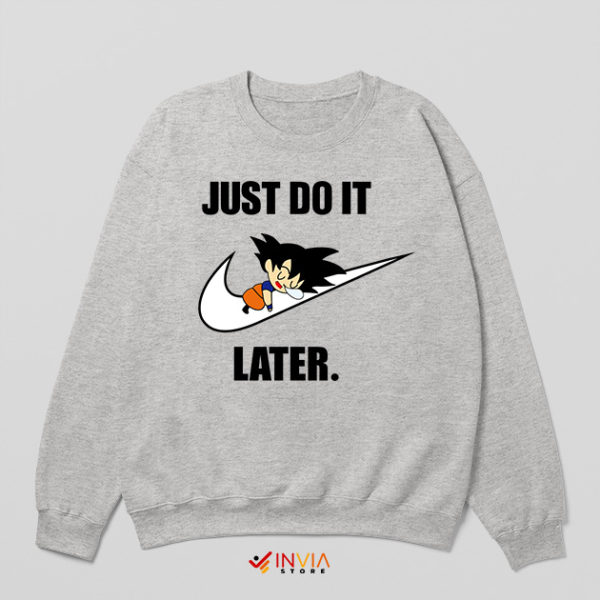 Mastered Ultra Instinct Goku Nike Sport Grey Sweatshirt