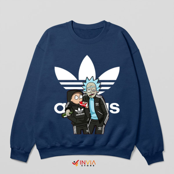 Meme Adidas Superstar Rick Morty Sweatshirt