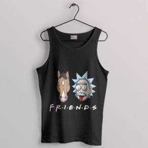 Meme Friends Bojack And Rick Sanchez Tank Top