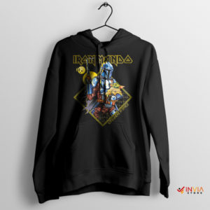 Meme Iron Maiden Star Wars Grogu Hoodie