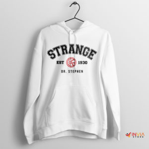 Merch Doctor Strange Est 1930 White Hoodie