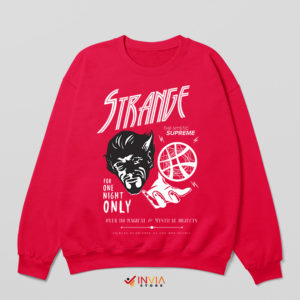 Merch New Doctor Strange Movie Red Sweatshirt