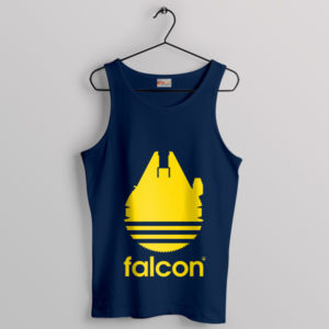 Millennium Falcon Inside Adidas Navy Tank Top