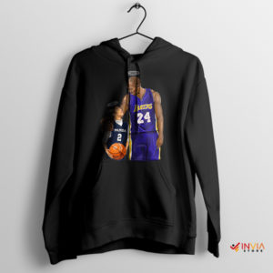 Moment Last Game Kobe Gigi Bryant NBA Black Hoodie