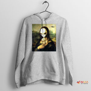 Mona Lisa Bayonne Alien Sport Grey Hoodie