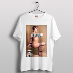 Naked Sexy Princess Leia Rebel T-Shirt Star Wars Girls