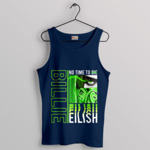 No Time To Die by Billie Eilish Navy Tank Top Big Tits Singer