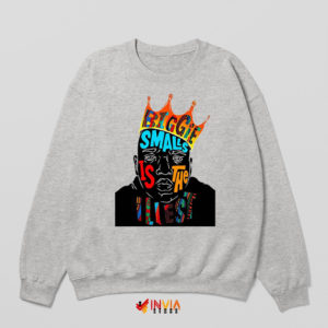 Notorious Biggie Smalls Crown Sport Grey Sweatshirt