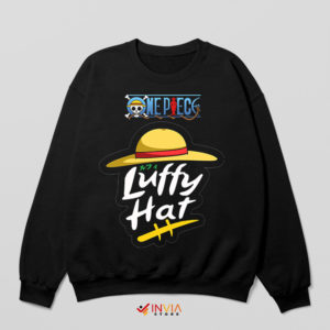 One Piece Luffy Gear 5 Pizza Hut Black Sweatshirt