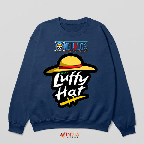 One Piece Luffy Gear 5 Pizza Hut Navy Sweatshirt