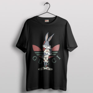 Original Bugs Bunny Meme Adidas Black T-Shirt