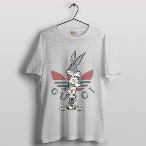 Original Bugs Bunny Meme Adidas Sport Grey T-Shirt